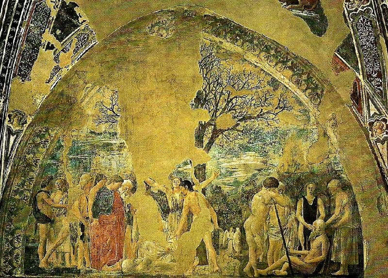 Piero della Francesca legend of the true cross oil painting picture